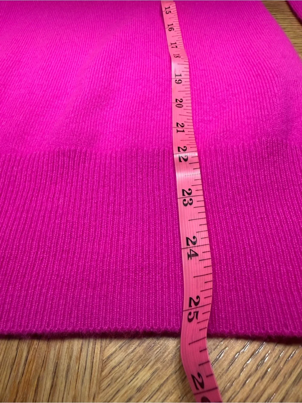 J Crew Italian Cashmere Lightweight Fuchsia Sweater- S/M
